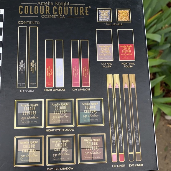 Amelia Knight Colour Couture Pro Cosmetics Makeup Kit Day and Night Gift Set - Picture 8 of 9